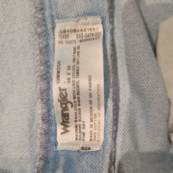 Wrangler Vintage Wash Men's Jeans 36x30 - Picture 5 of 5